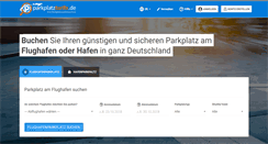 Desktop Screenshot of parkplatztarife.de