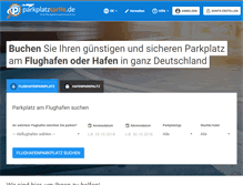 Tablet Screenshot of parkplatztarife.de